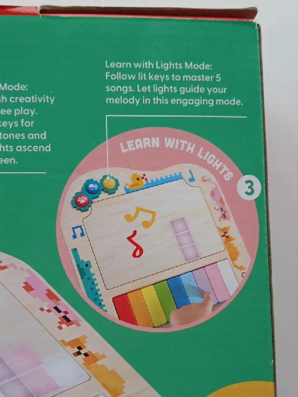 Rainbow Rhythm Piano - Colorful Kids Toy Piano